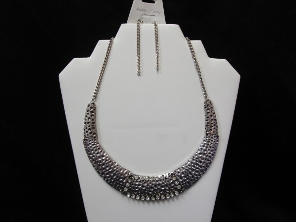 Silver Necklace Set